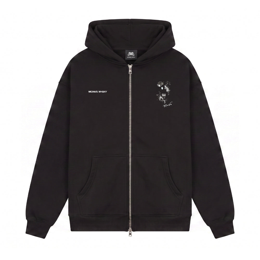 Sketch Mouse Zipped Hoodie – Michael Whsky